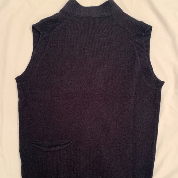 ESK X MONOCLE navy vest size S - Picture 3 of 6